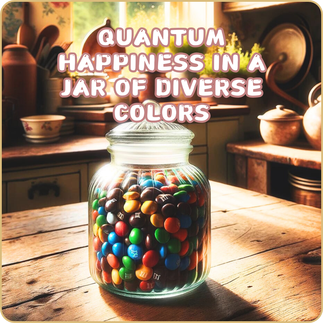 Colorful Bliss: The Secret Happiness in a Jar of M&Ms