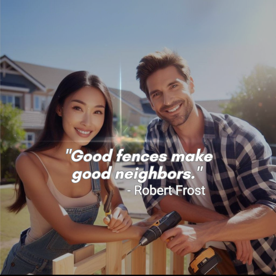 Good fences make good neighbors - Quantum Alchemist 369™ The Alchemist’s Guide to Being an Ideal Neighbor