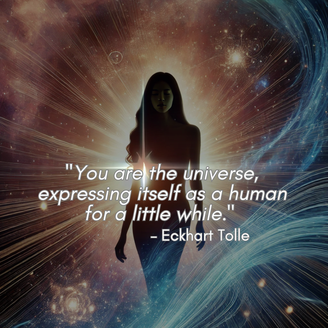 You are the universe expressing itself as a human for a little while - Quantum Alchemist 369™ Awaken to the Power of Cosmic Energy and Higher Consciousness