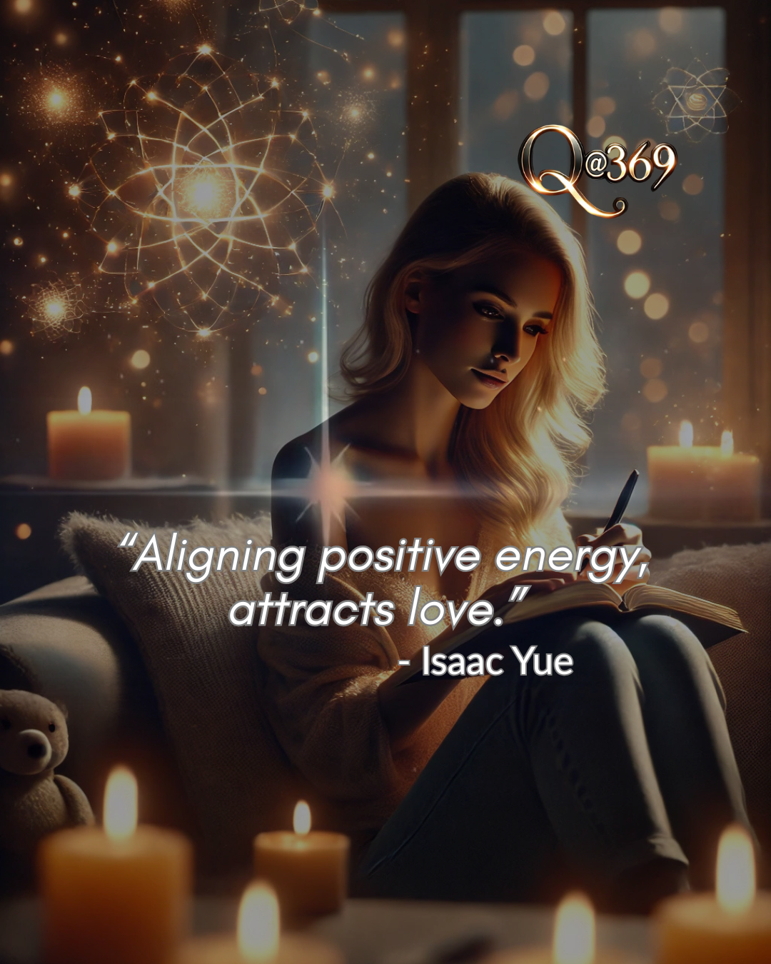 Aligning positive energy attracts love - Quantum Alchemist 369™ Find Love and Purpose with Quantum Alchemy Guide
