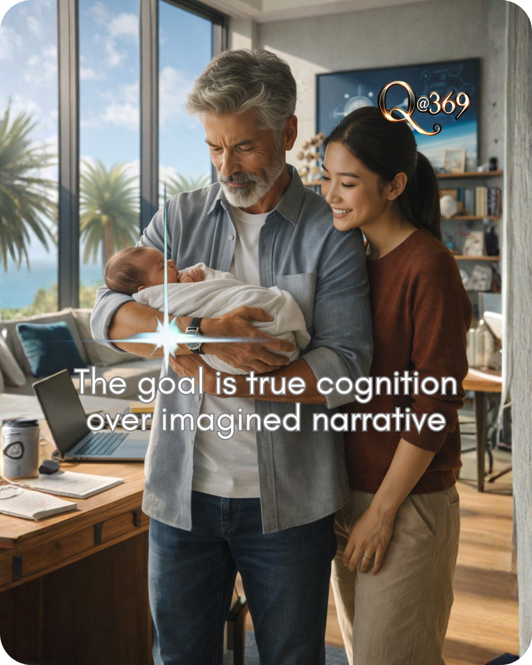 The goal is true cognitive recognition over imagined narrative - Quantum Alchemist 369™ Is Newborn Cognition the Meditation State We Seek