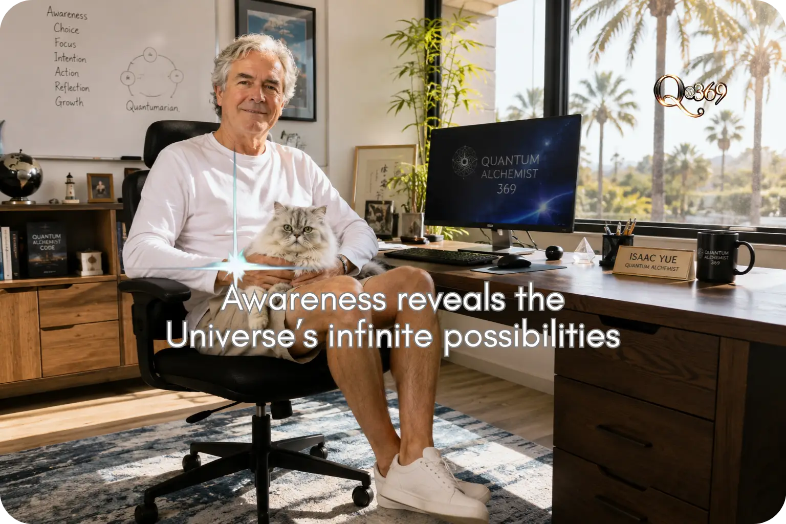 Awareness creates a plausible understanding of the Universes infinite possibilities - Quantum Alchemist 369™ The Amazing Schrödinger’s Effect on Possibility and Observation in Life