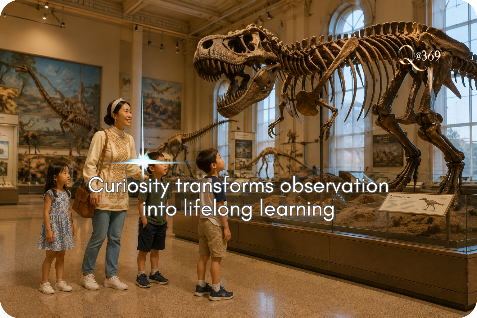 Curiosity opens the door to learning observations - Quantum Alchemist 369™ Museum Secrets Revealed In Family Joy of Discovery