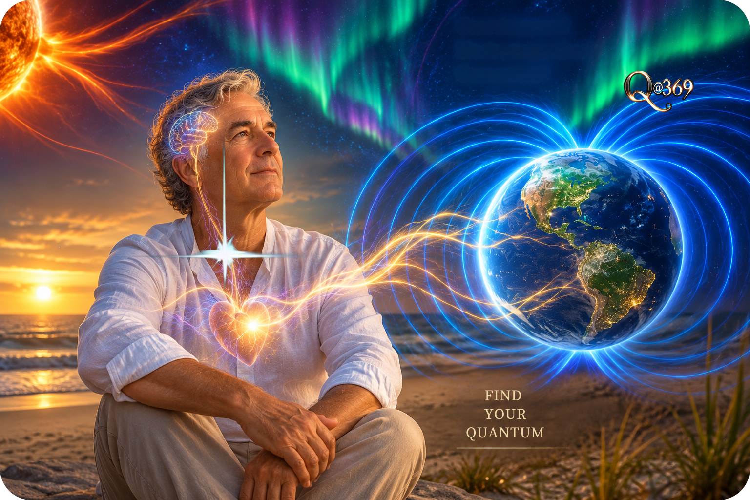 Life Conscious Energy Conected To The Earth's Magnetic Field