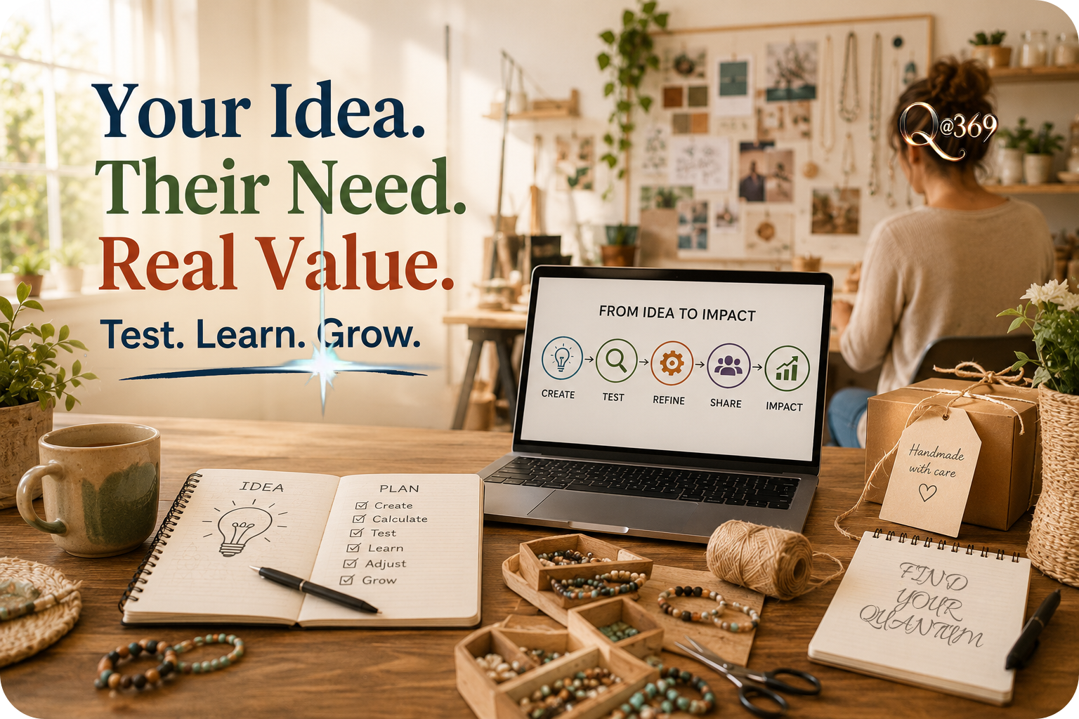 hOME cRAFT bUSINESS a - Quantum Alchemist 369™ How To Test Your Creative Idea As A Small Business