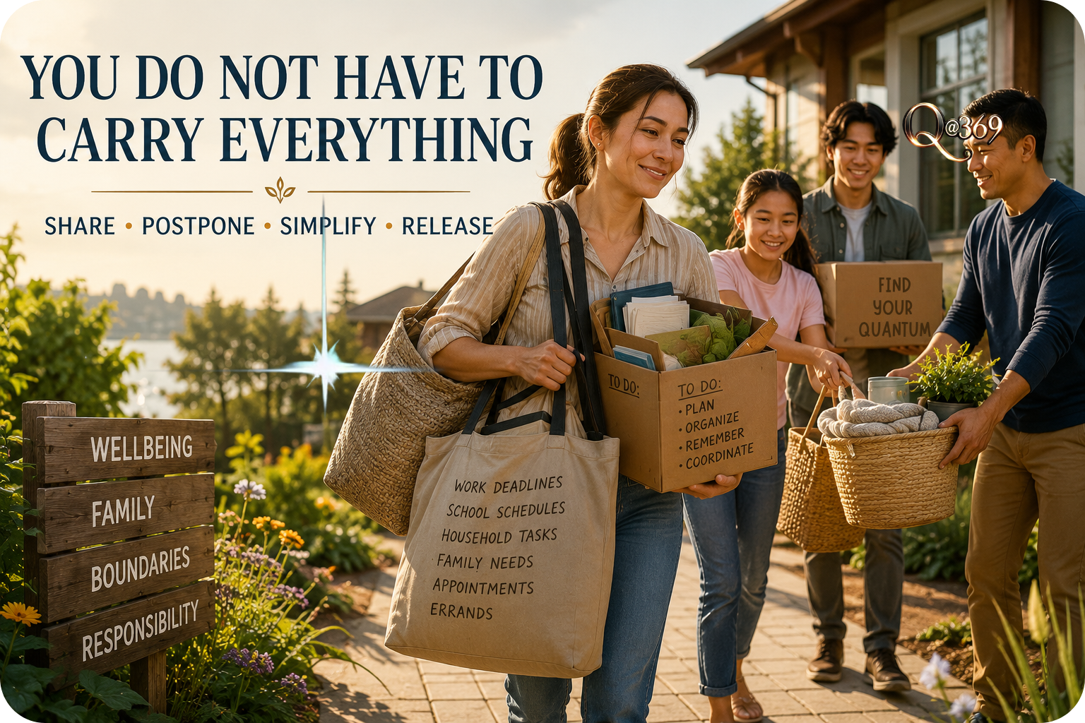 You Do Not Have To Carry Everything Today
