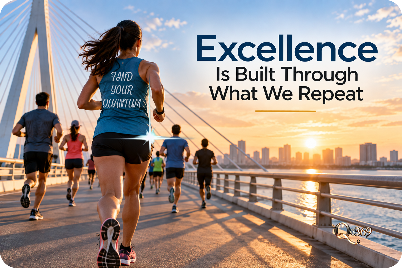 Excellence A - Quantum Alchemist 369™ Excellence Is Built Through What We Repeat