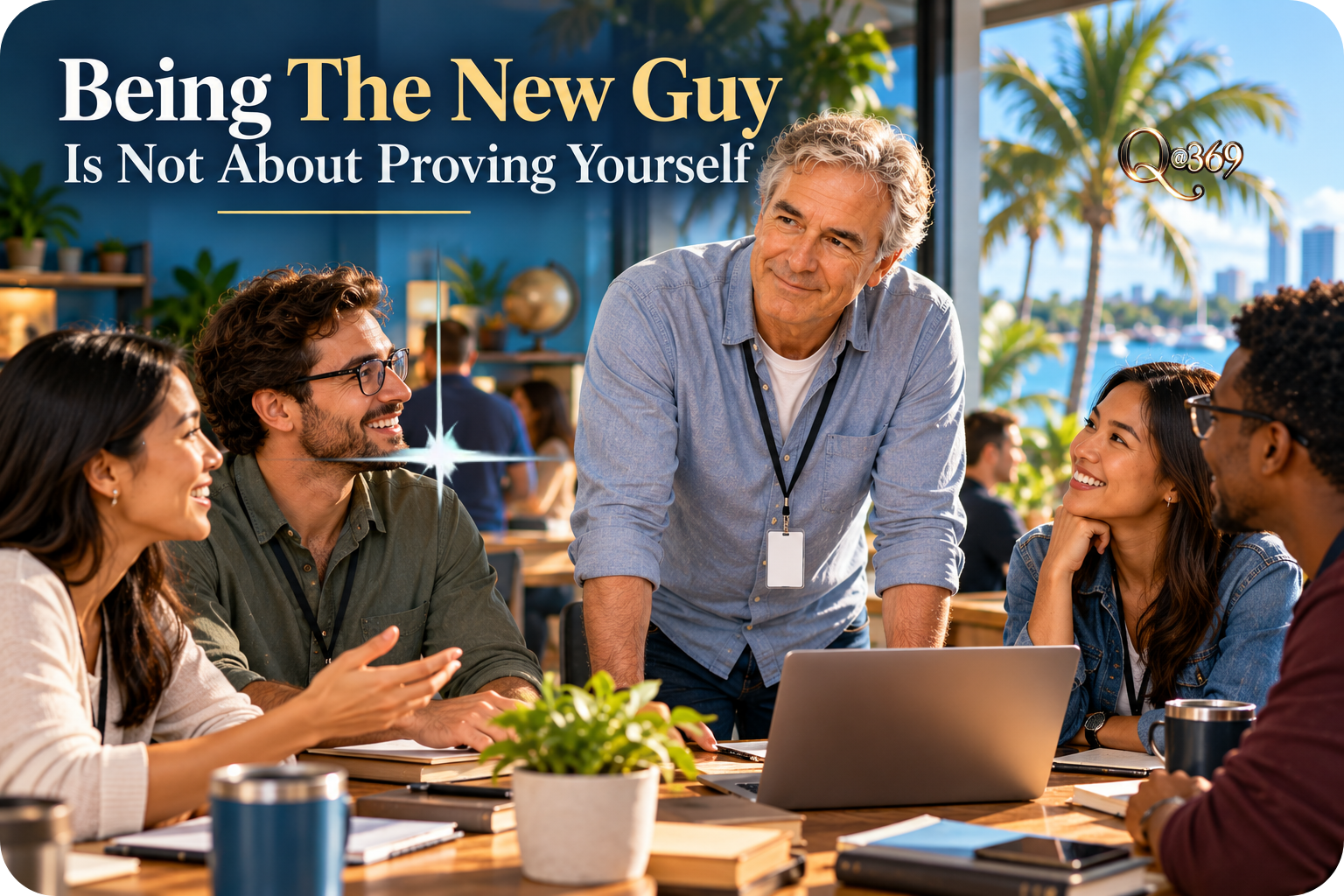 The New Guy A - Quantum Alchemist 369™ Being The New Guy Is Not About Proving Yourself
