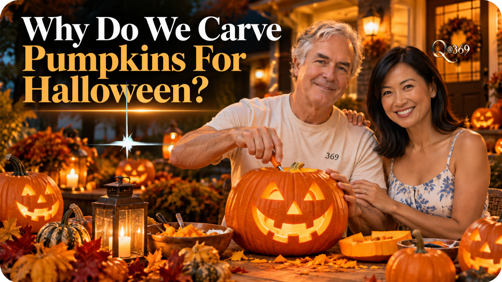 Isaac and Wife Pumpkin A - Quantum Alchemist 369™ Why Do We Carve Pumpkins For Halloween?