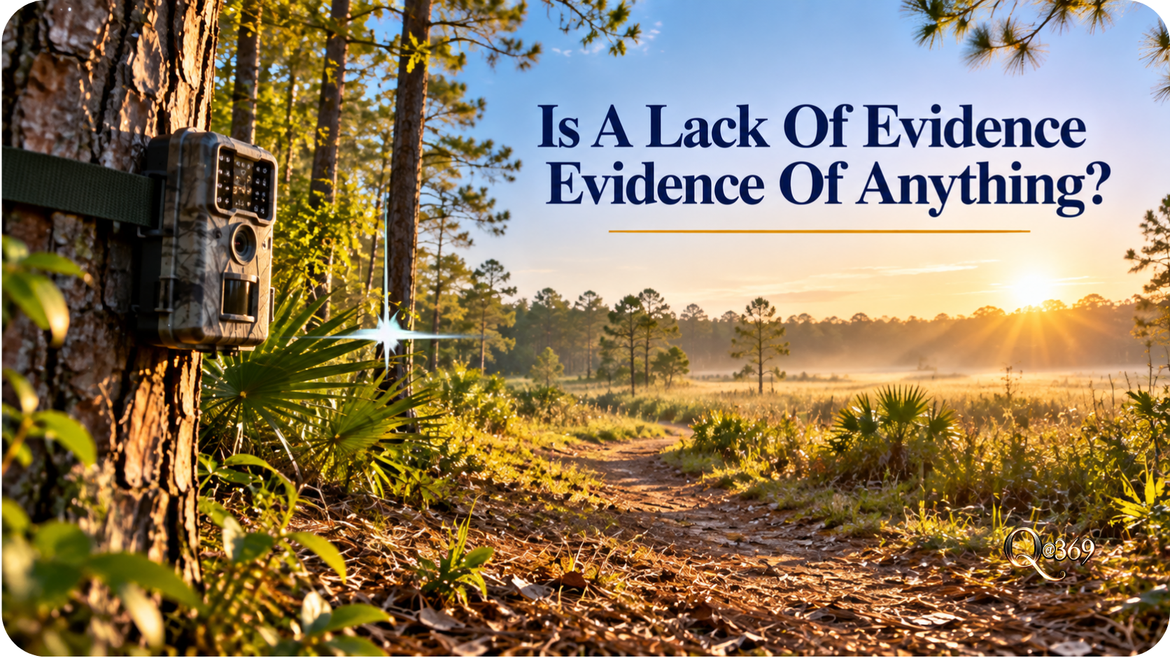 Lack of Evidence A - Quantum Alchemist 369™ Is A Lack Of Evidence Evidence Of Anything?